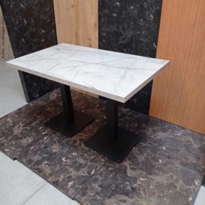 Alternative view of Table Horeca À Motifs de Marbre (120X70 CM)