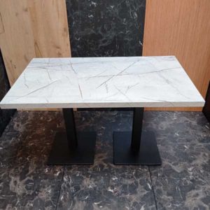 Table Horeca À Motifs de Marbre (120X70 CM)